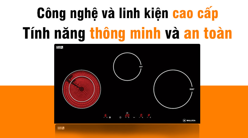 Bếp điện từ Malloca MH-03IRB SB